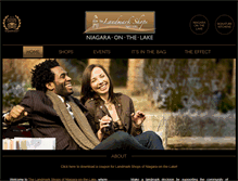 Tablet Screenshot of landmarkshopsofniagaraonthelake.com